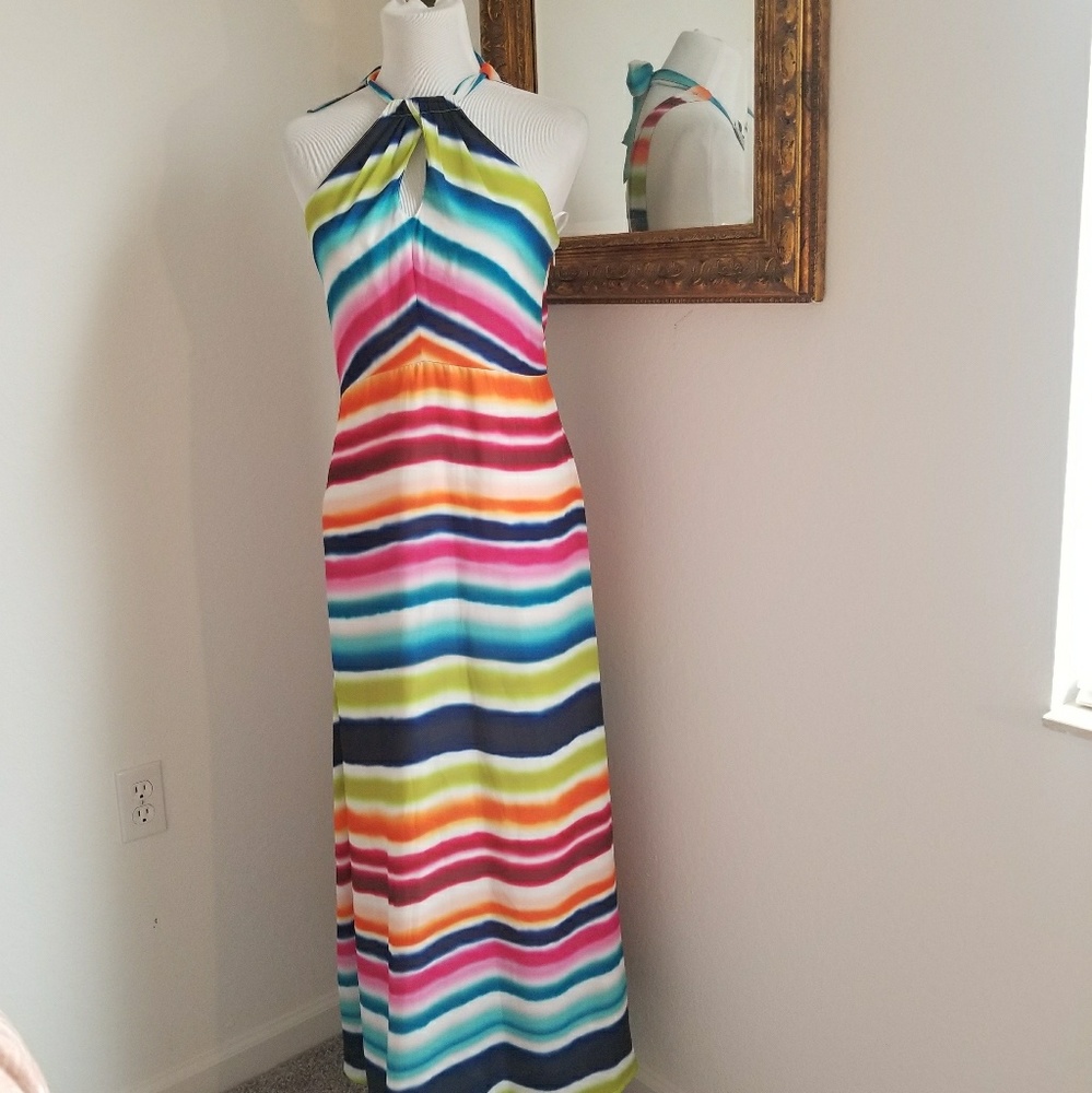 Multicolored Maxi Dress